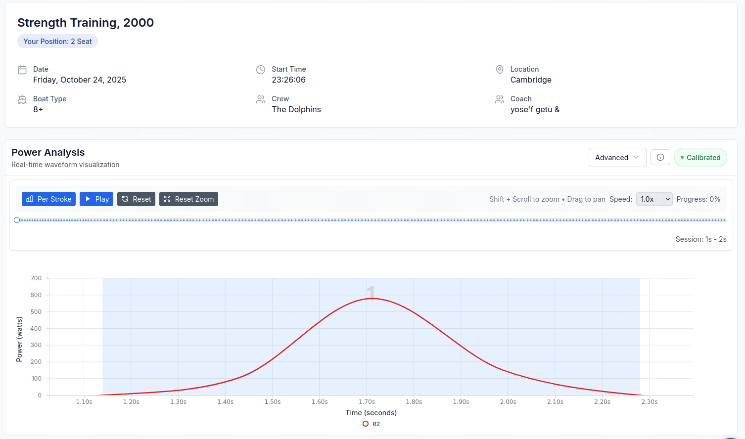See the athlete path.